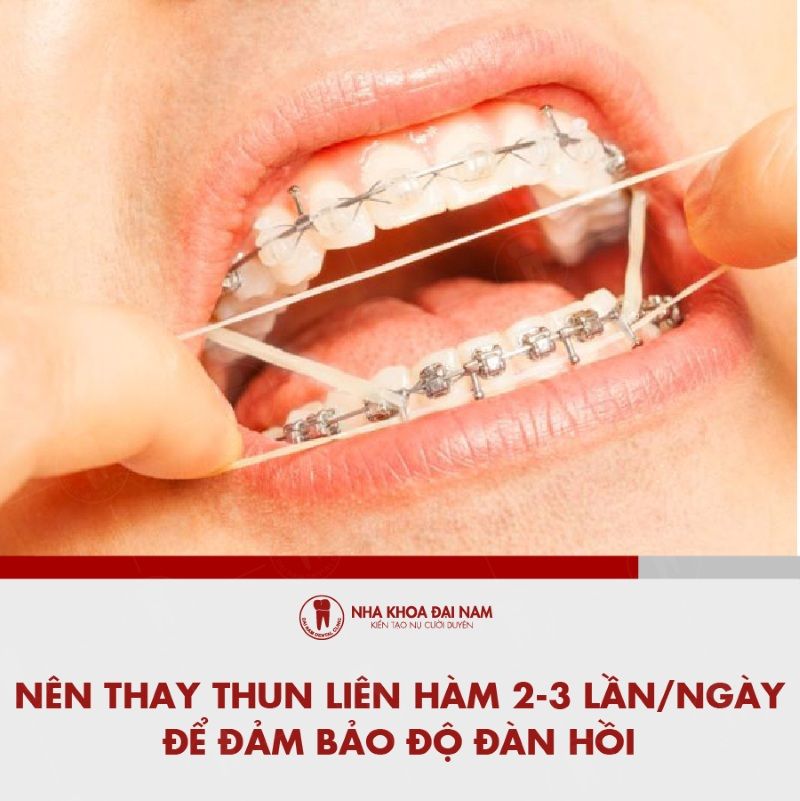 Nen thay thun lien ham 2-3 lan/ngay de dam bao do dan hoi