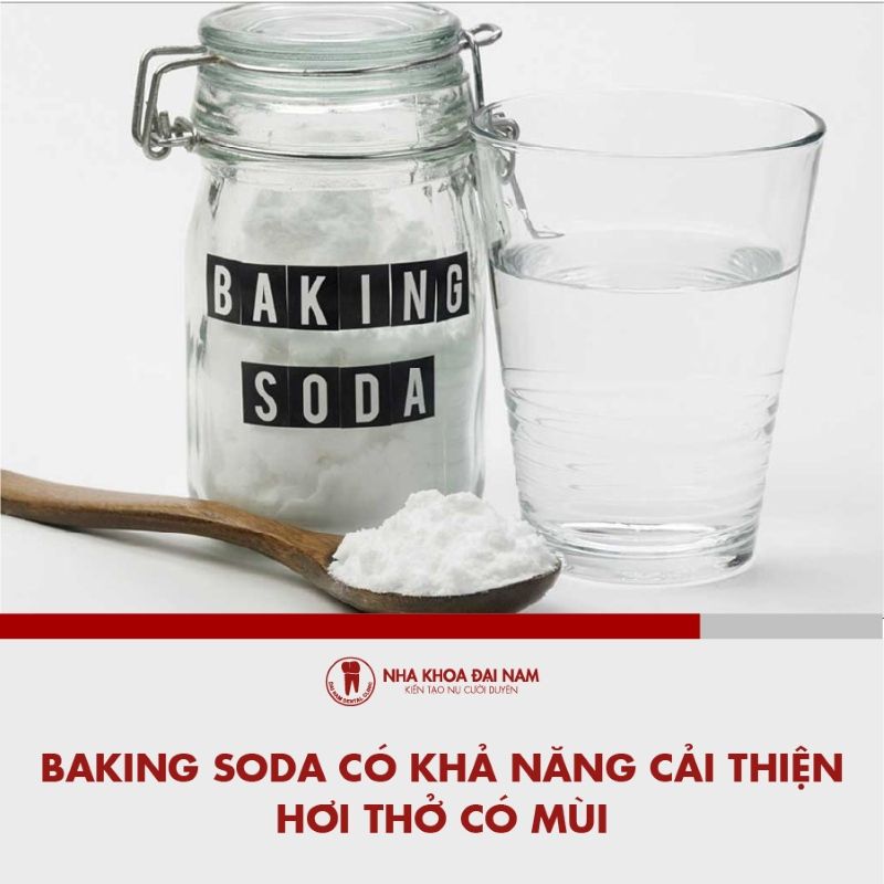 Baking Soda co kha nang cai thien hoi tho co mui