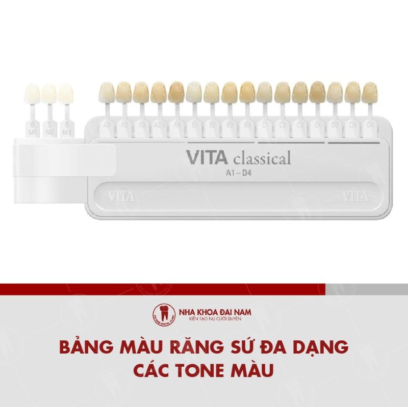 Bang mau rang su Katana da dang cac tone mau