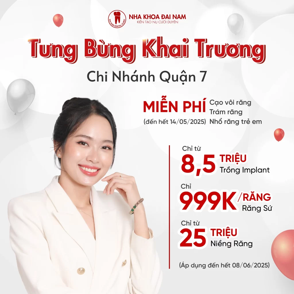 MỪNG KHAI TRƯƠNG NHA KHOA ĐẠI NAM QUẬN 7