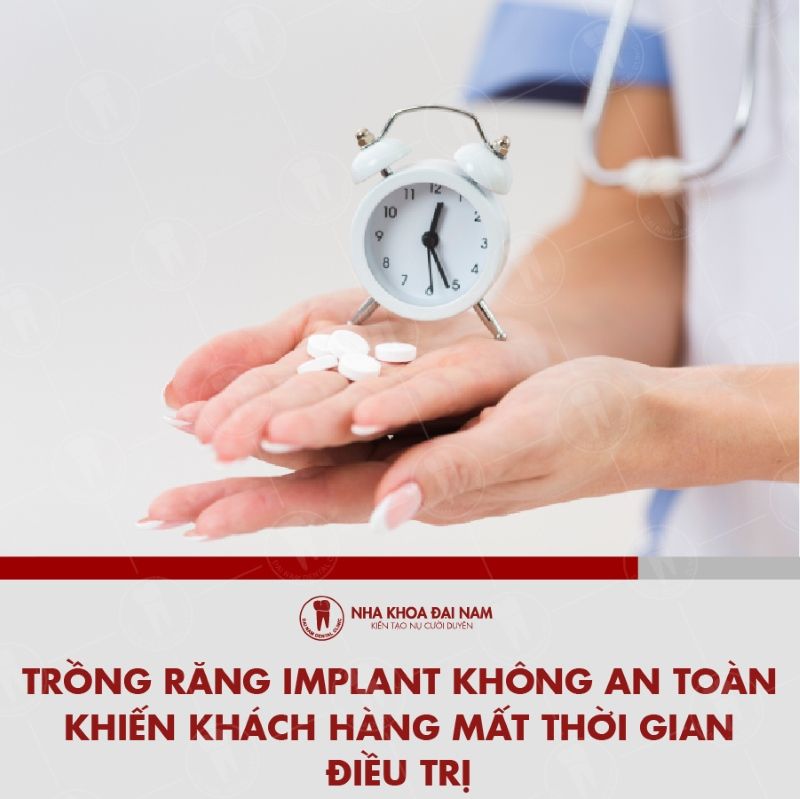 Trong rang Implant khong an toan khien khach hang mat thoi gian dieu tri