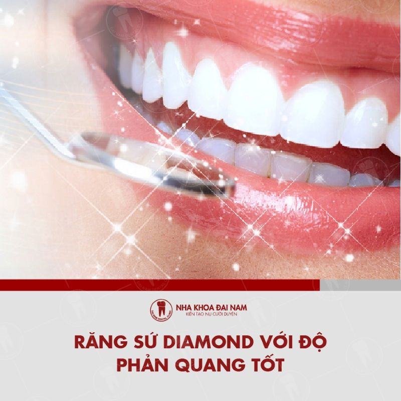 Rang su Diamond co do phan quang tot trang sang tu nhien