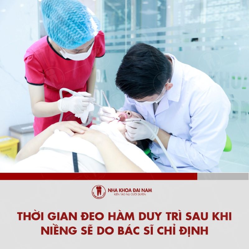 Thoi gian deo se tuy thuoc vao do tuoi cau truc xuong ham muc do on dinh cua rang