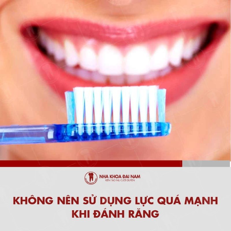 Khong nen su dung luc qua manh khi danh rang