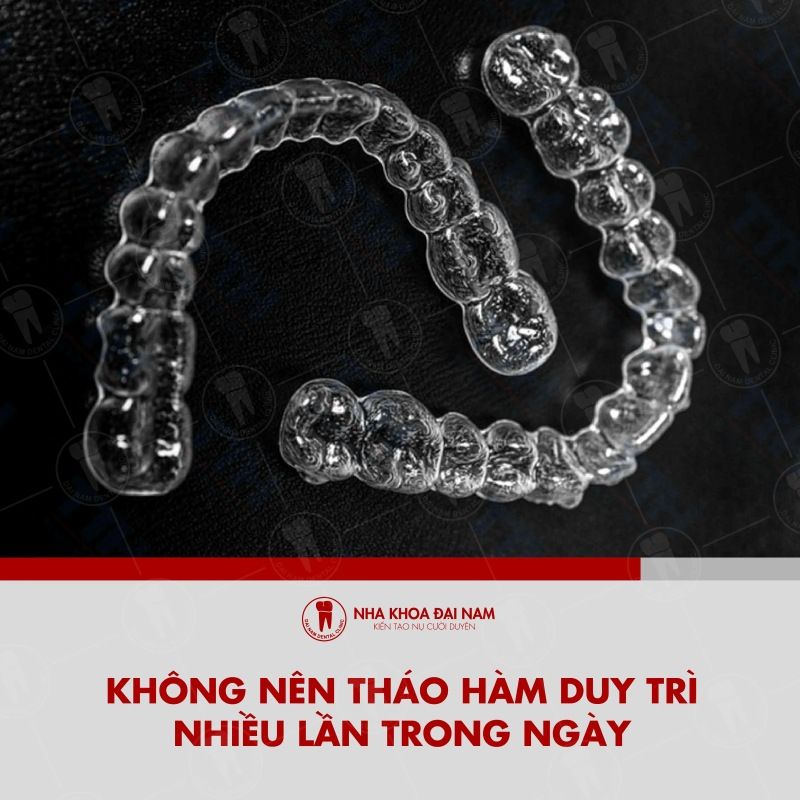 Khong nen thao ham duy tri nhieu lan trong ngay de tranh bi lech rang