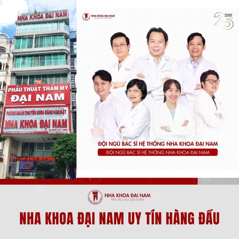  Nha Khoa Dai Nam uy tin hang dau tai Viet Nam
